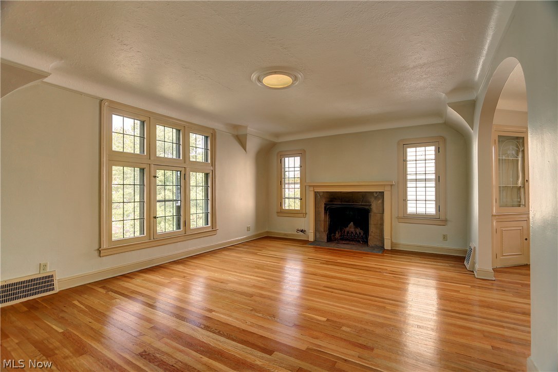 3697 Winchell Road Beachwood, OH 44122 - Photo 13 of 22 Upper unit living room with fireplace