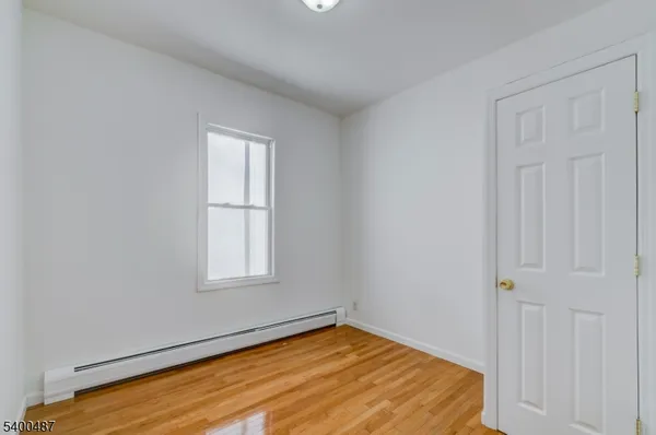 an empty room with window