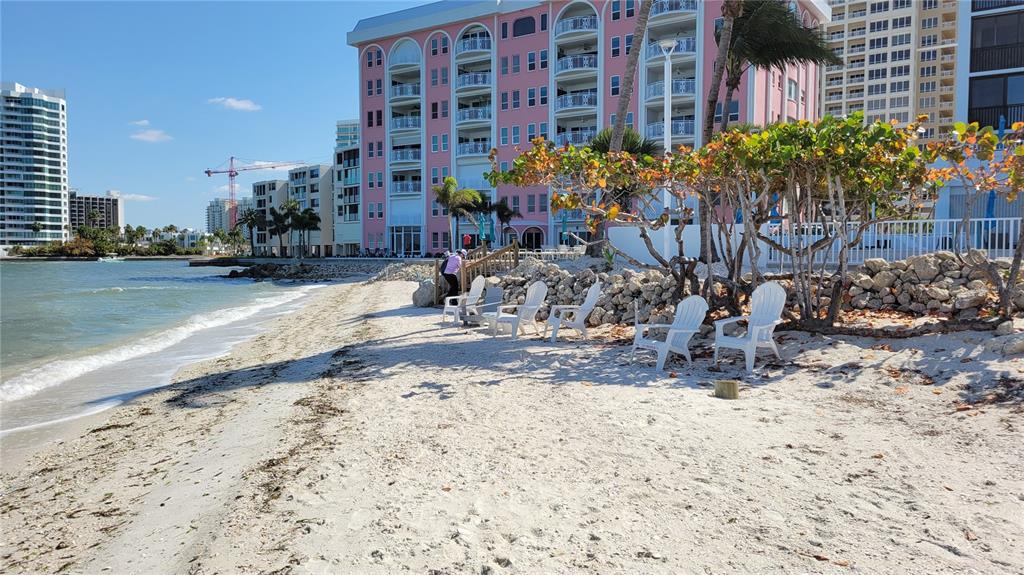 11 Sunset Drive, Unit 704 Sarasota, FL 34236 - Photo 27 of 34 a street view with tall buildings