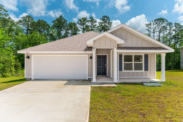 a aerial view of a kitchen