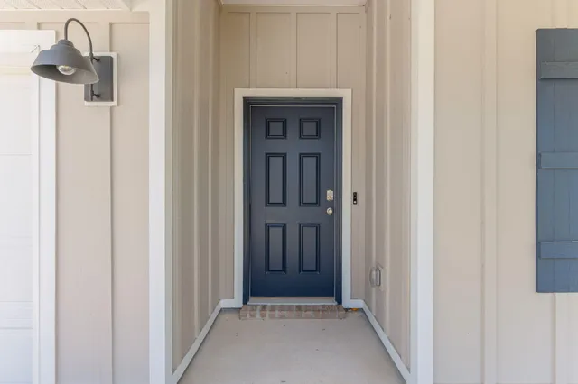 a view of a entryway door