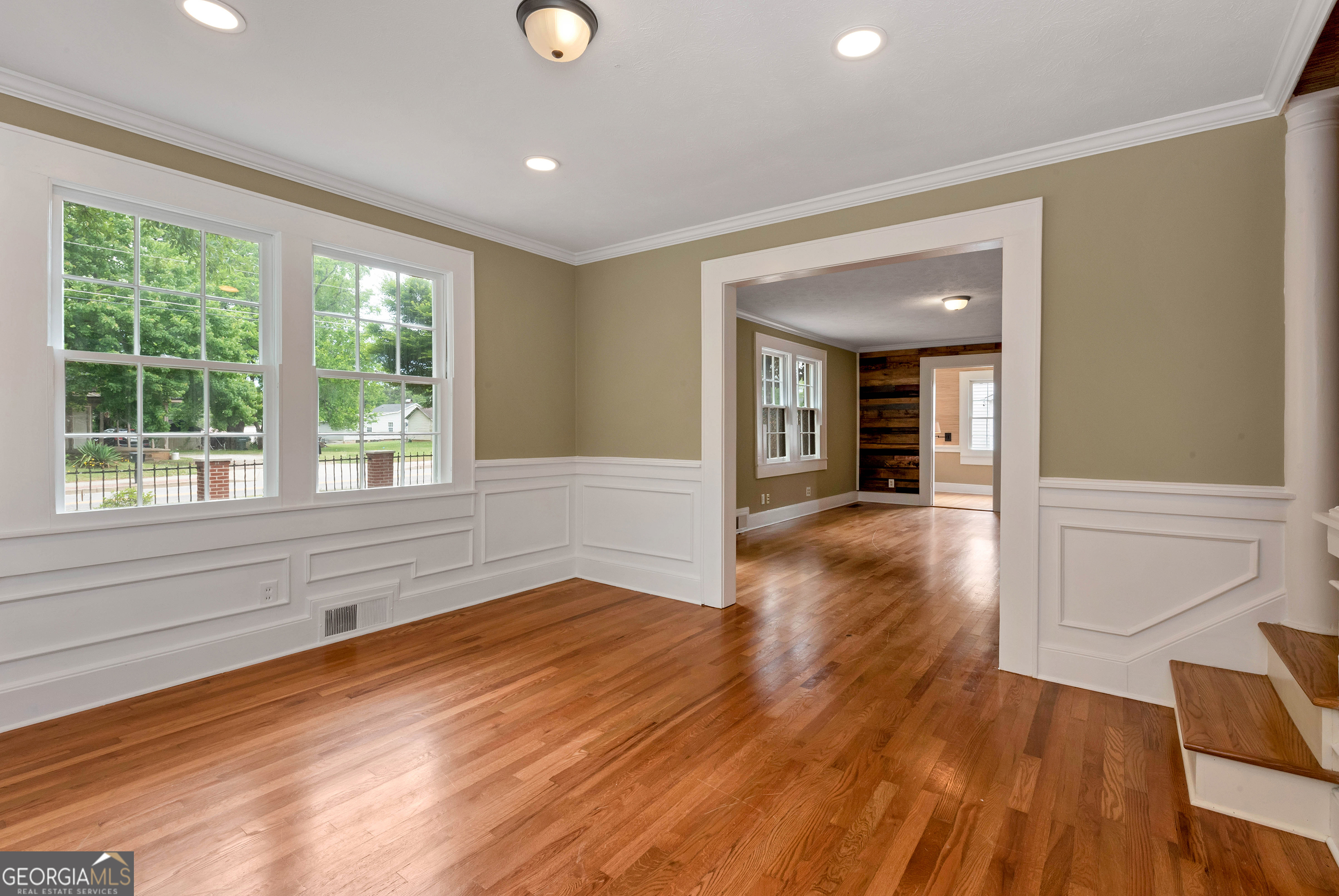 952 Wayside Street Northwest Cornelia, GA 30531 - Photo 15 of 70 wooden floor in an empty room with a window