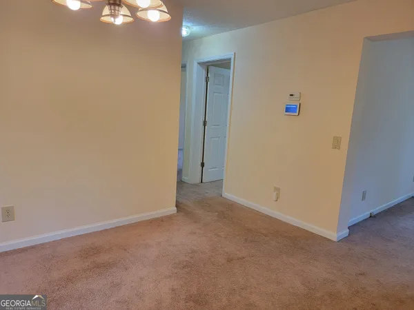 a view of an empty room