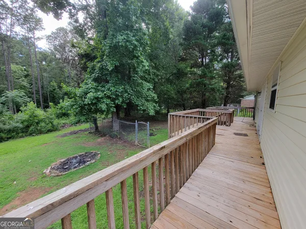 a view of balcony and deck