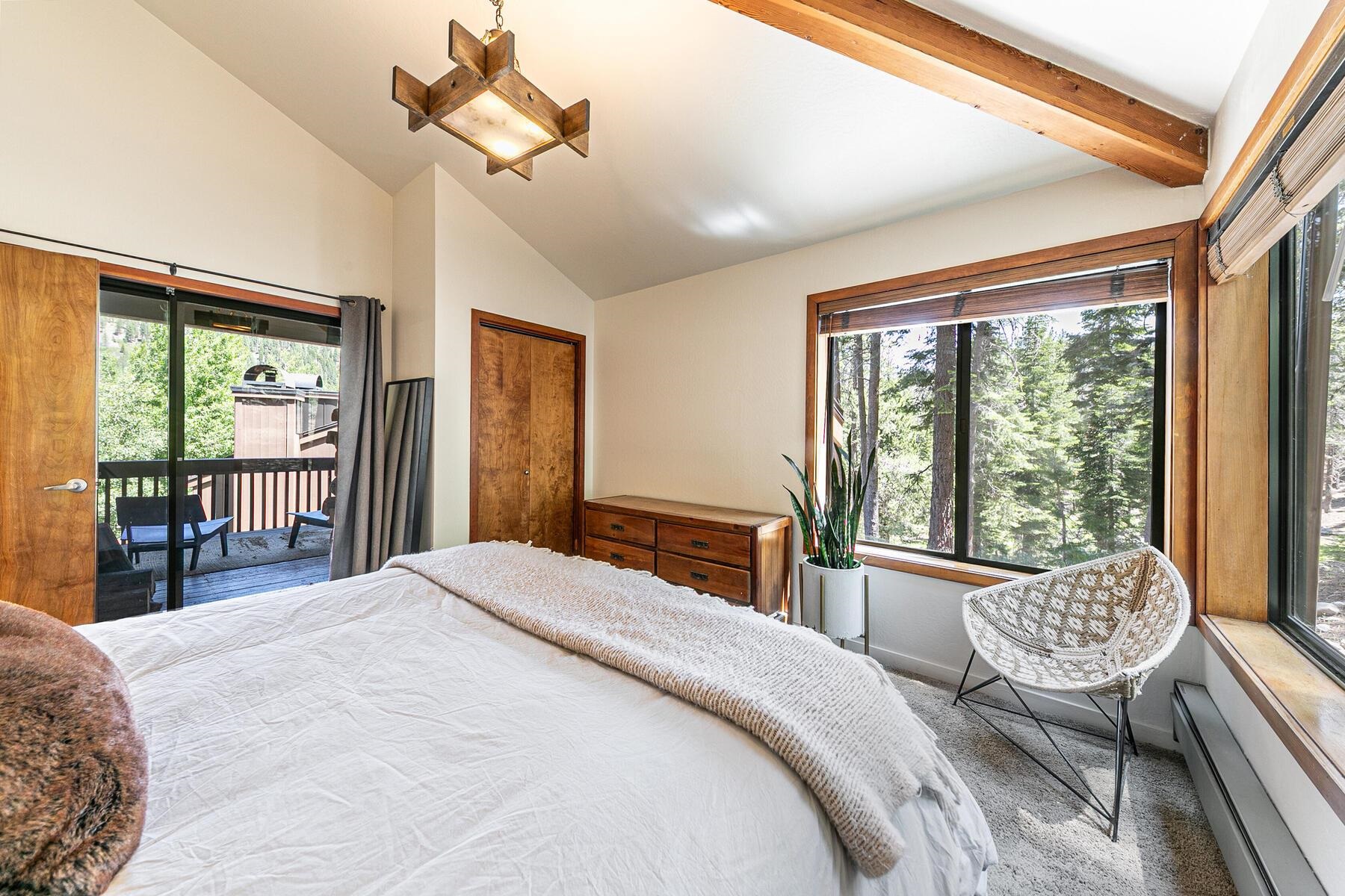 3003 Meadow Court, Unit 5 Olympic Valley, CA 96146 - Photo 11 of 28 a bedroom with a bed and a window
