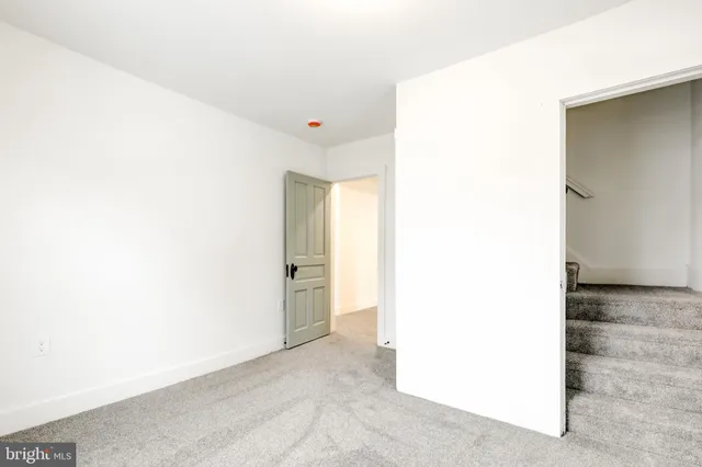 a view of an empty room