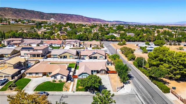 a view of city and mountain