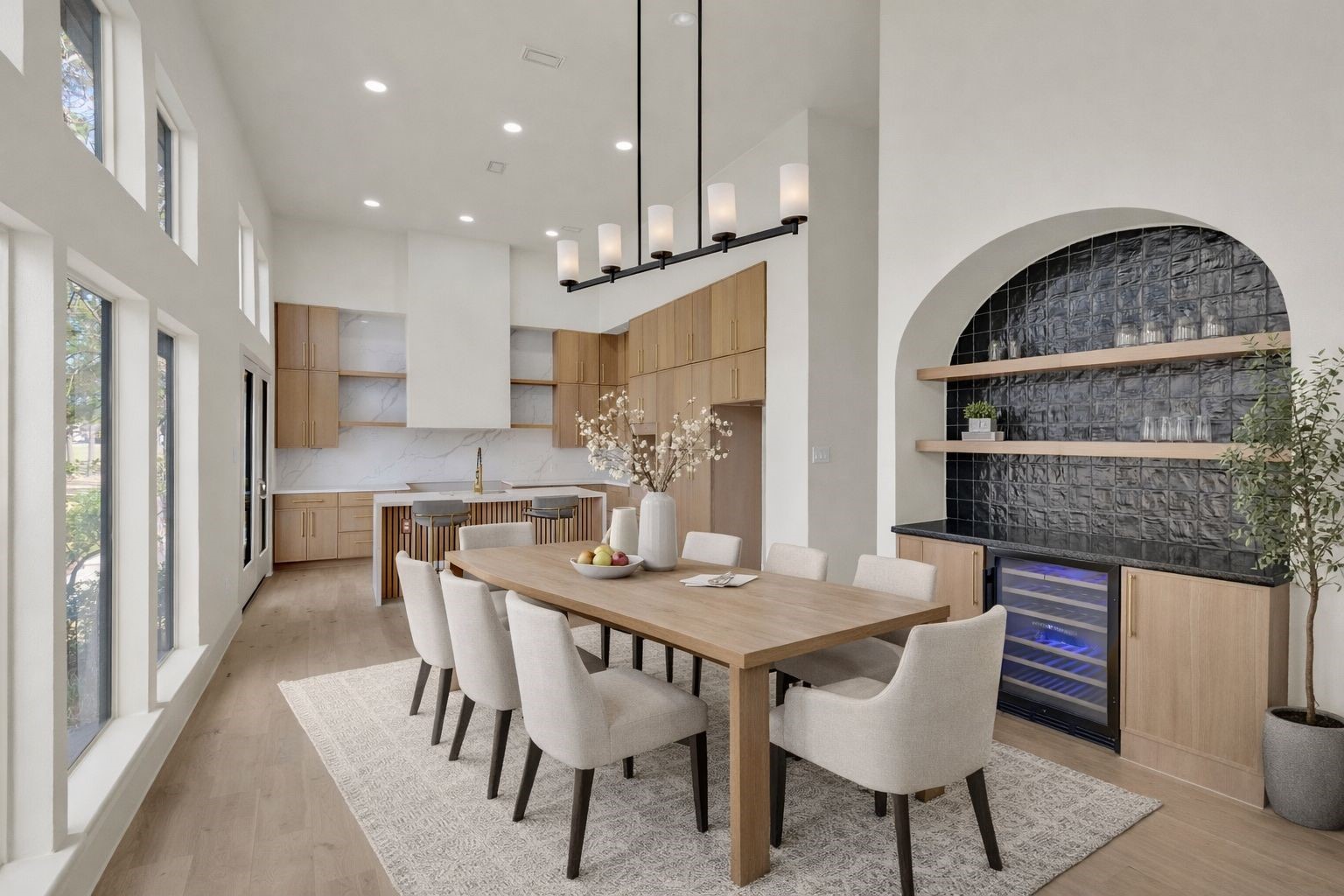20 Buttonbush Court The Woodlands, TX 77380 - Photo 11 of 43 a view of a dining room with furniture