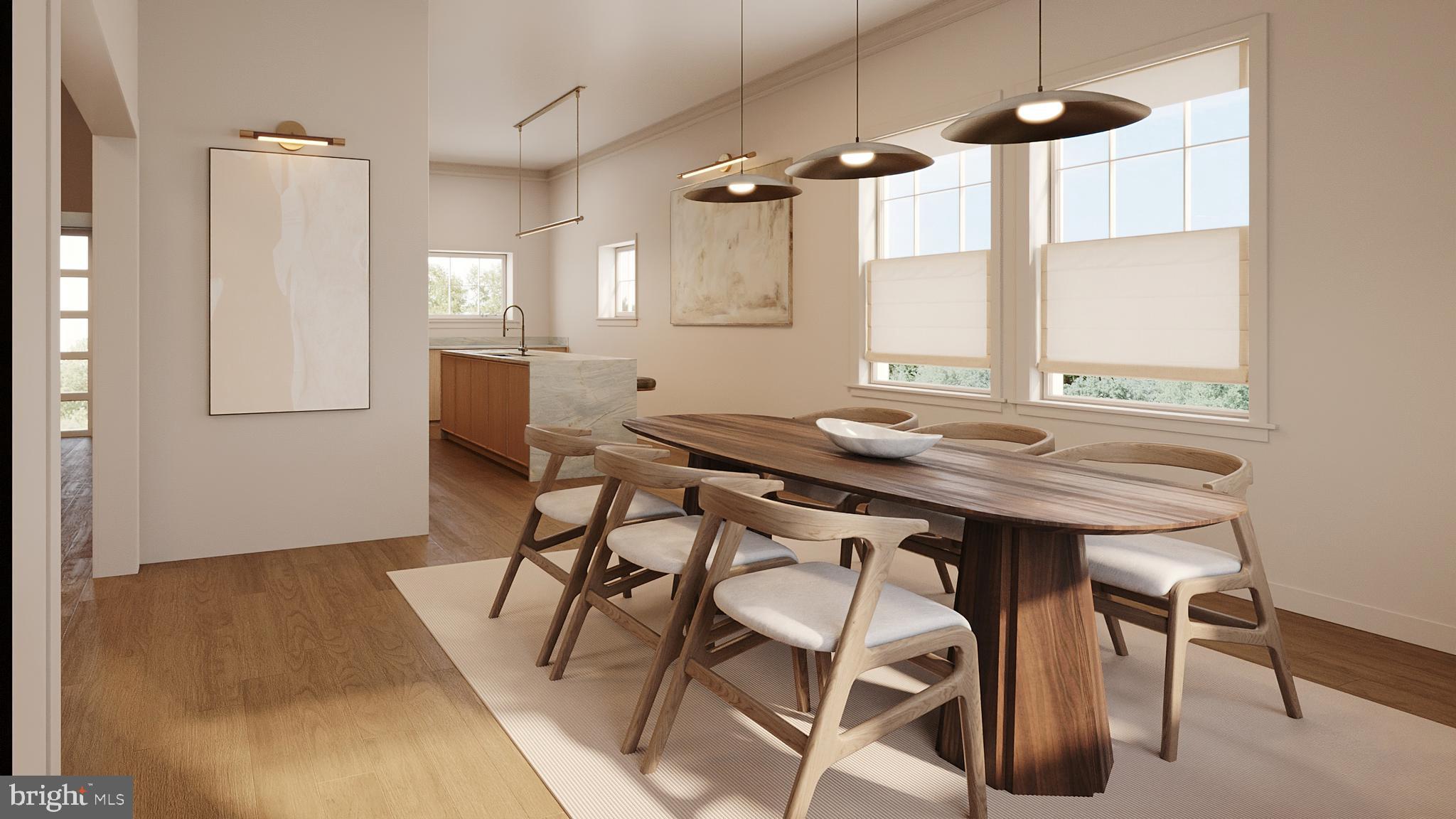 3626 Ordway Street Northwest Washington, DC 20016 - Photo 5 of 17 a view of a dining room with furniture and window