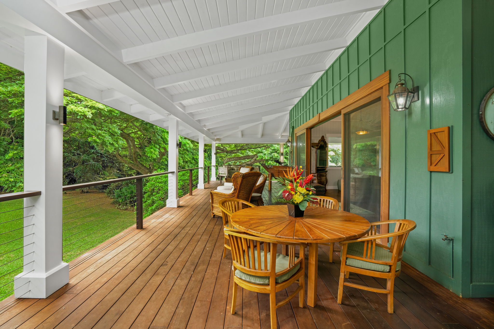 5311 A Hauaala Road Kapaa, HI 96746 - Photo 10 of 30 a view of a patio with table and chairs