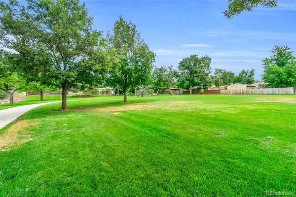 a view of a golf course