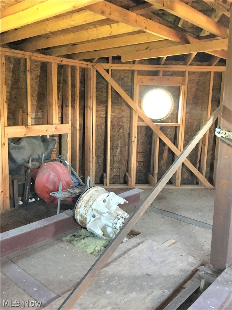 4630 Kolbe Road Lorain, OH 44053 - Photo 33 of 35 Inside roof-attic. Machinery/equipment on hub for future blades.