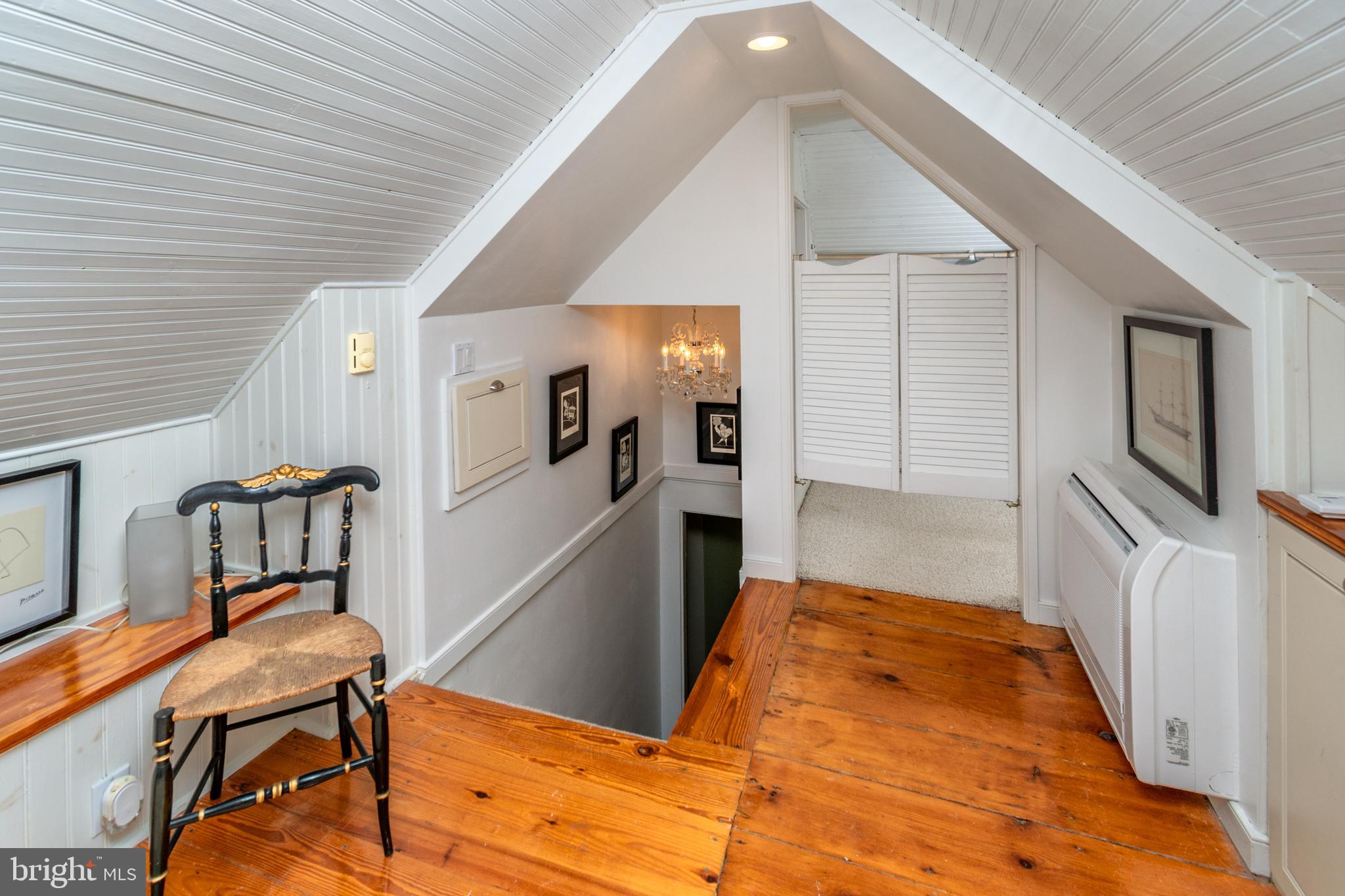 6103 Upper York Road New Hope, PA 18938 - Photo 49 of 81 Top- 3rd Fl Bedroom w/Vaulted Ceiling