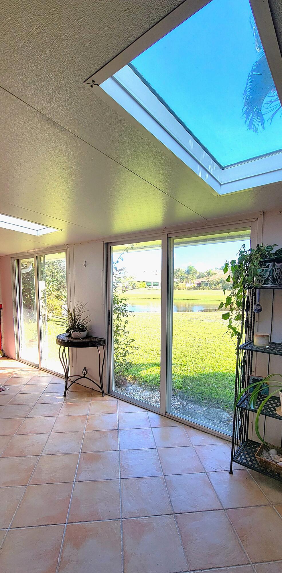 a building outdoor space with patio furniture