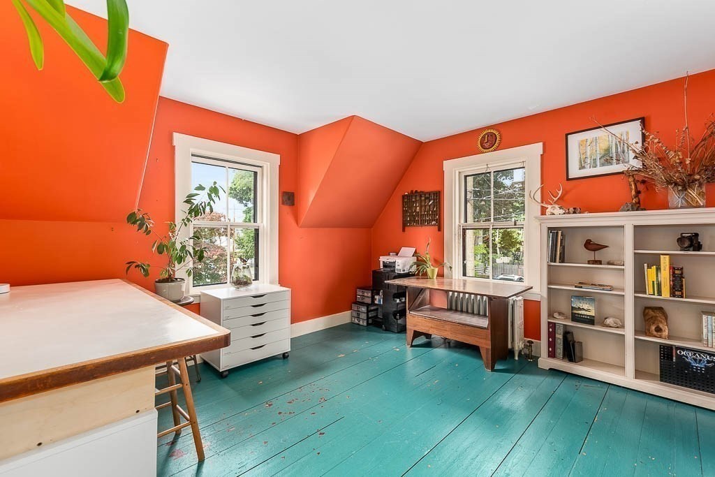 56 Clark Street Dedham, MA 02026 - Photo 23 of 42 a bedroom with furniture and a window