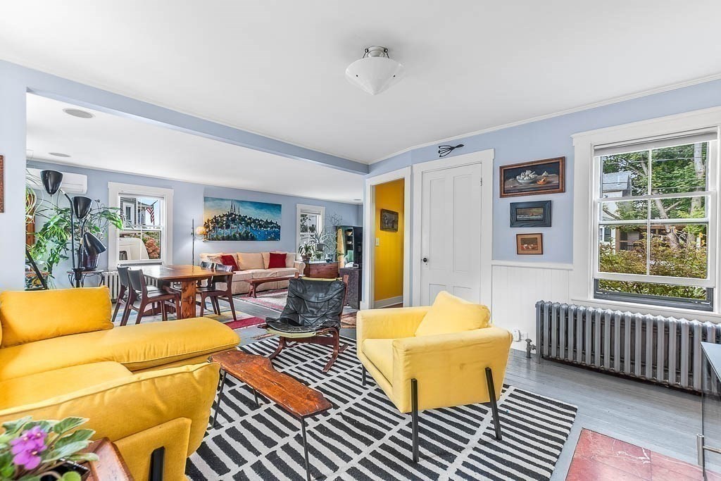 56 Clark Street Dedham, MA 02026 - Photo 8 of 42 a living room with furniture and a window