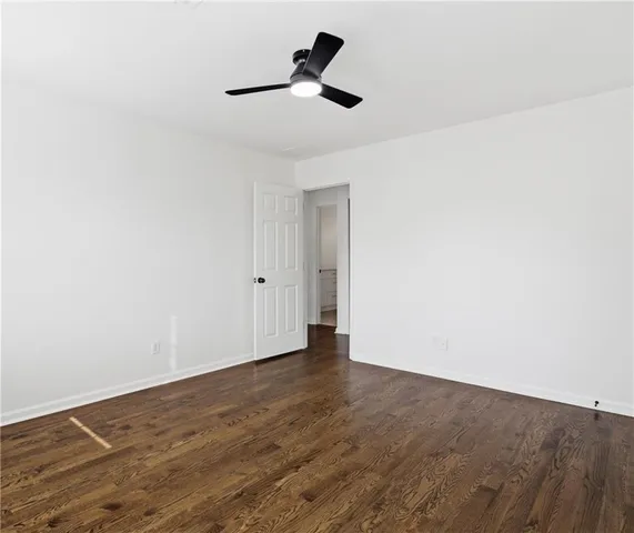 a view of an empty room