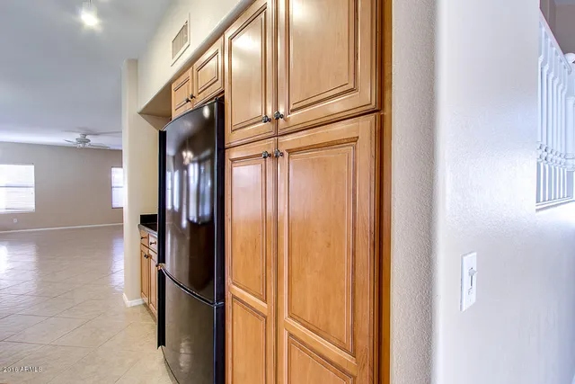 a view of elevator with hallway