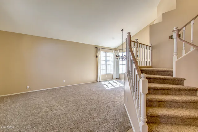 a view of an front door