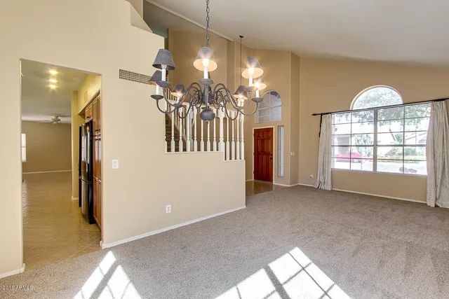 a view of livingroom and window