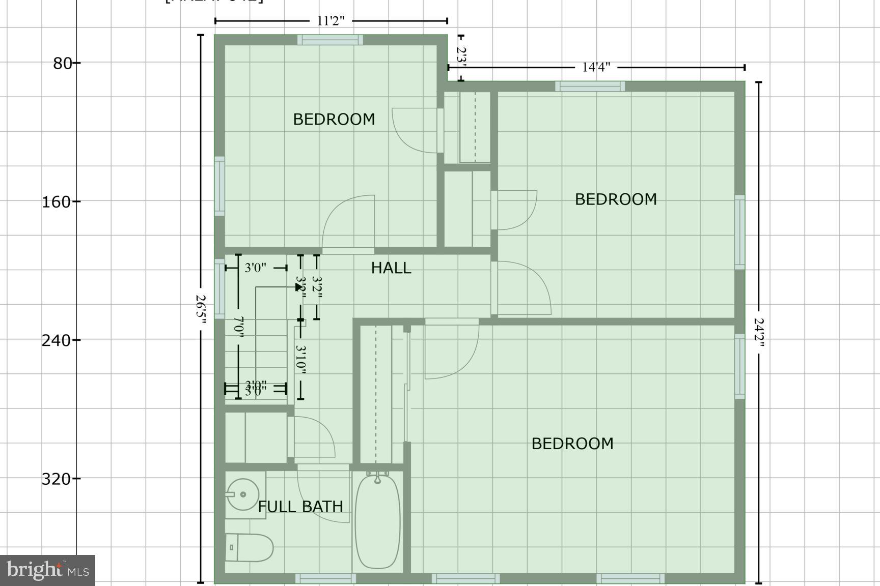 10318 Crestmoor Drive Silver Spring, MD 20901 - Photo 36 of 38 GLA Floor Plan