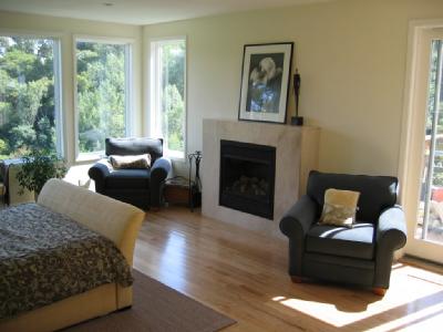 471 Live Oak Drive Mill Valley, CA 94941 - Photo 9 of 11 a living room with furniture and a fireplace