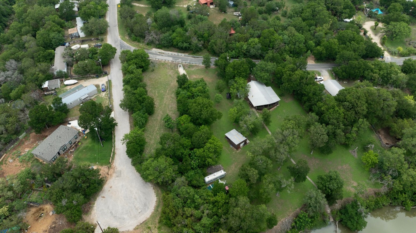 101 River Road Liberty Hill, TX 78642 - Photo 16 of 21 an aerial view of a house with outdoor space and street view