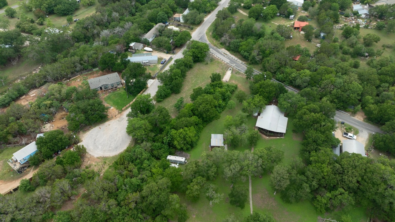 101 River Road Liberty Hill, TX 78642 - Photo 17 of 21 an aerial view of a house with outdoor space and street view