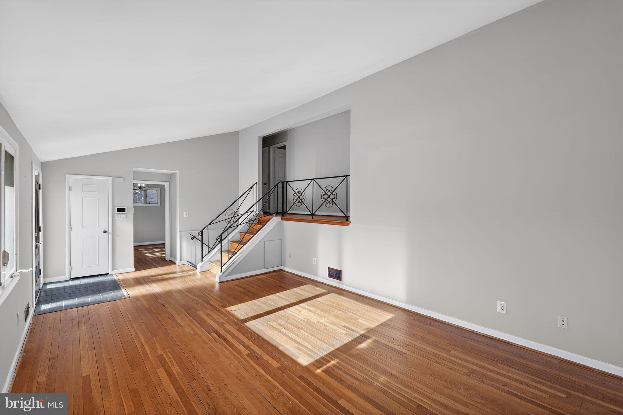 Bright and airy entryway awaits you.