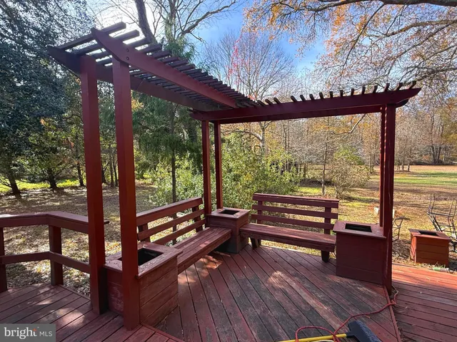 a view of a yard with an outdoor space