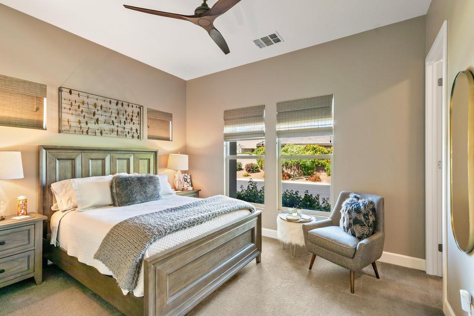 51790 South Two Palms Way Indio, CA 92201 - Photo 17 of 36 a bedroom with a bed and a couch