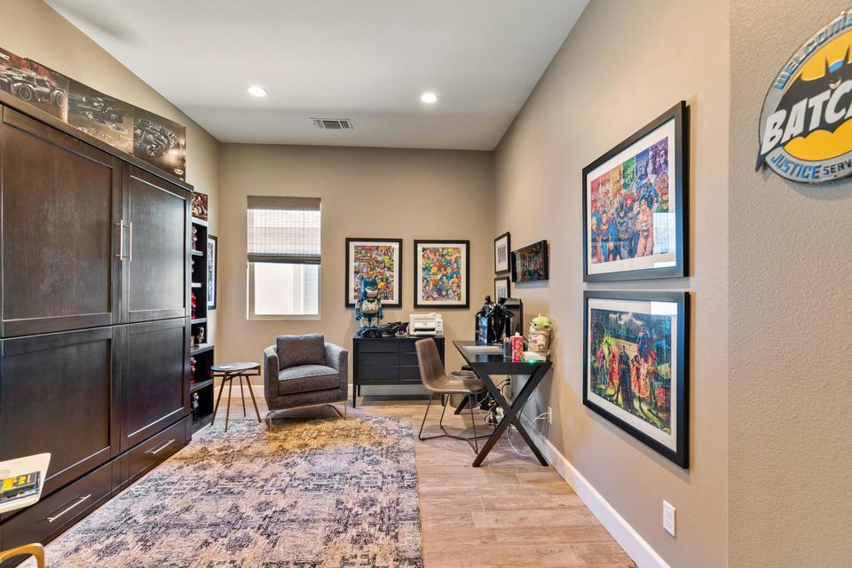 51790 South Two Palms Way Indio, CA 92201 - Photo 20 of 36 a living room with furniture and a refrigerator