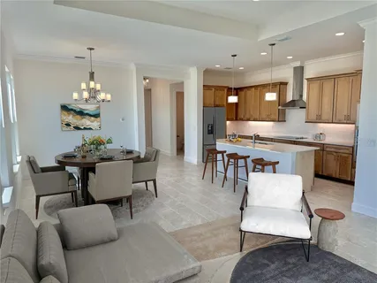a kitchen with a microwave and cabinets