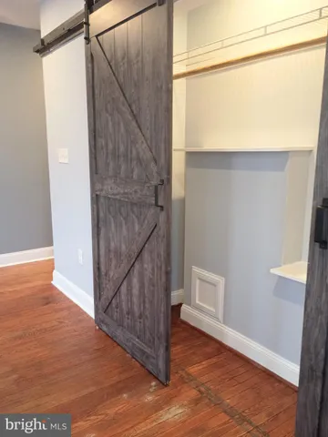 a view of front door