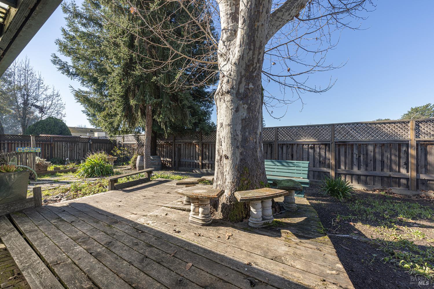 1225 Matanzas Way Santa Rosa, CA 95405 - Photo 36 of 44 a view of a house with backyard and sitting area