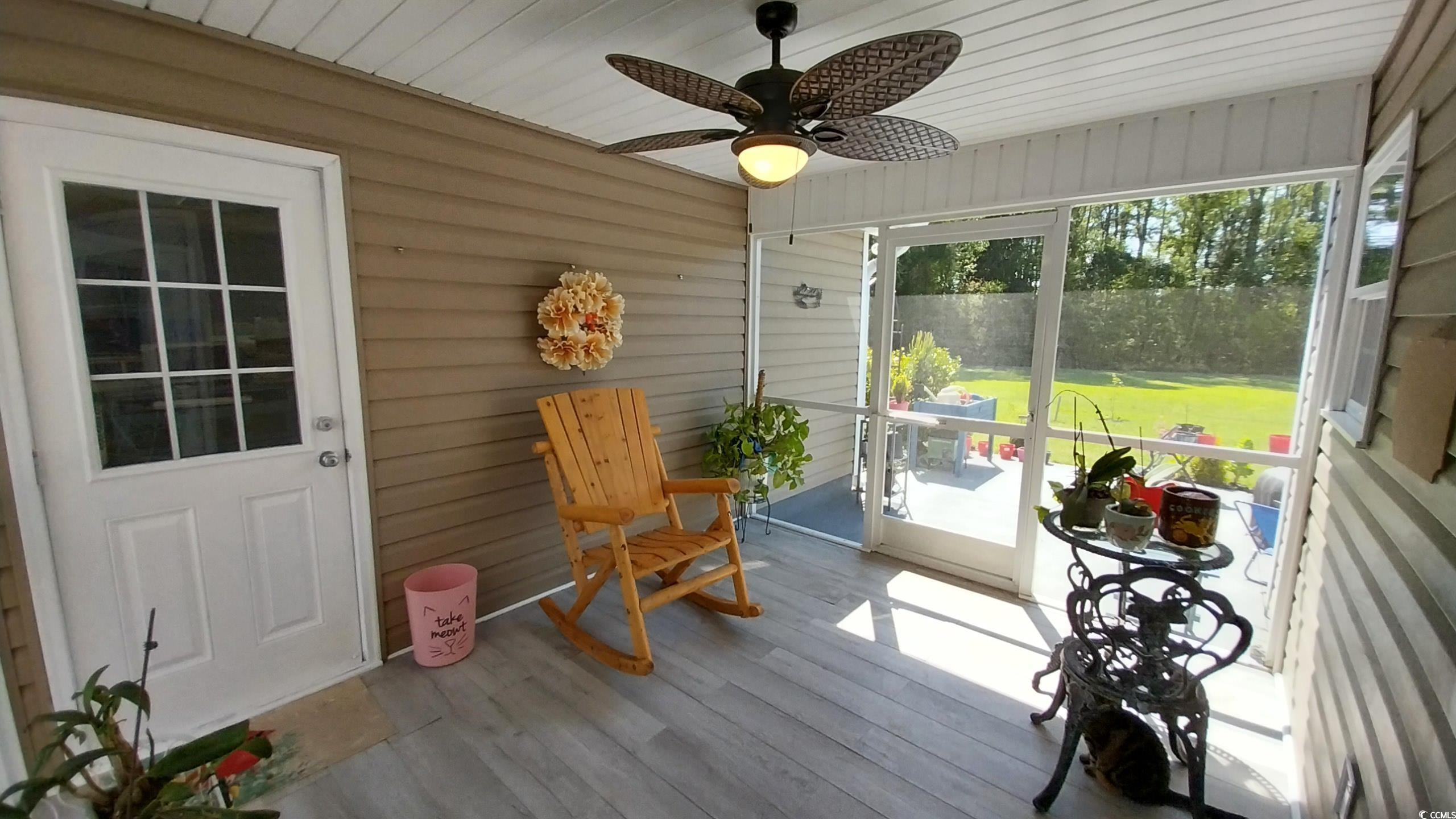 1210 Horry Road Aynor, SC 29511 - Photo 18 of 34 Sunroom with ceiling fan