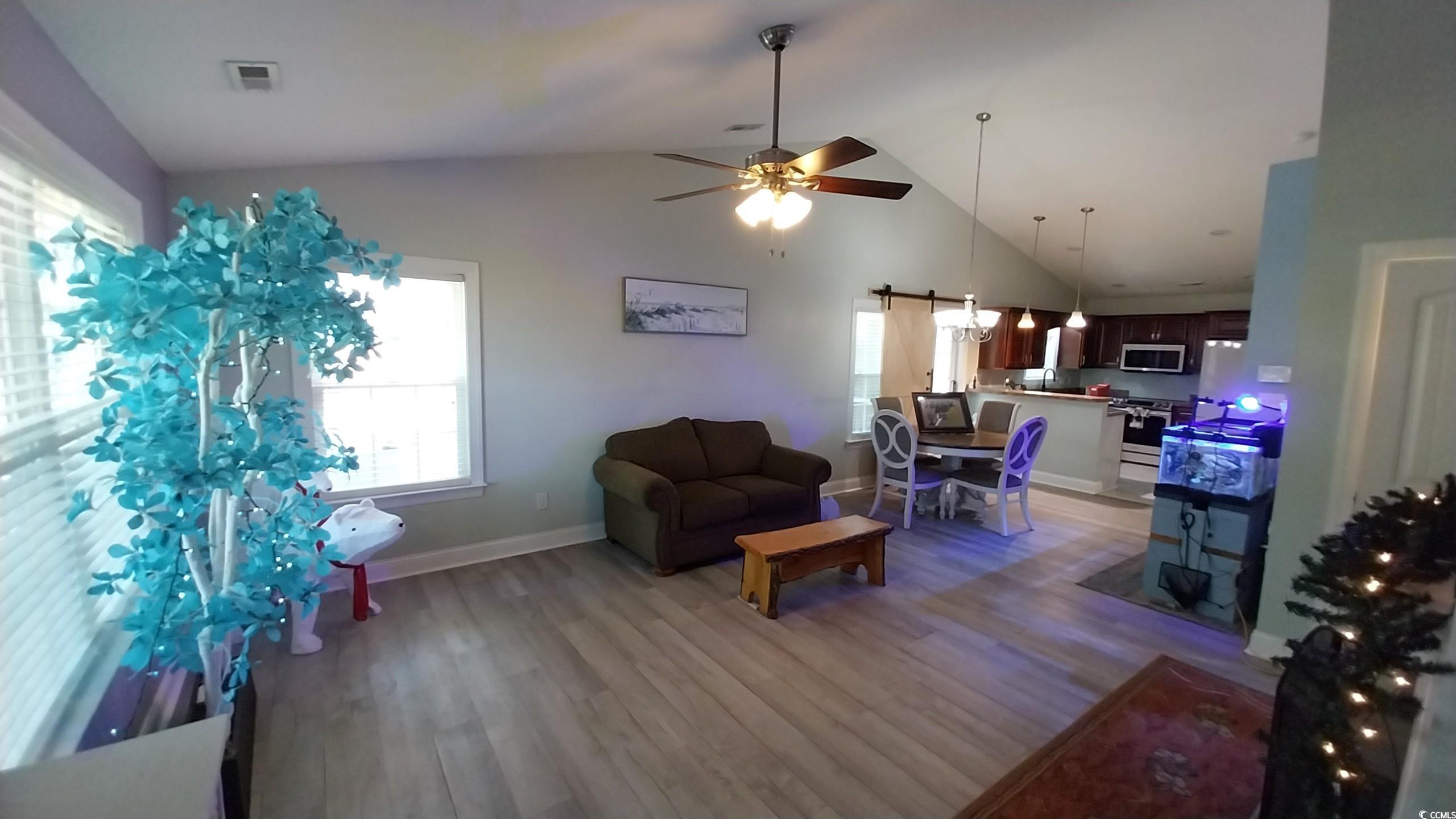 1210 Horry Road Aynor, SC 29511 - Photo 2 of 34 Living room featuring light wood-style floors, a c