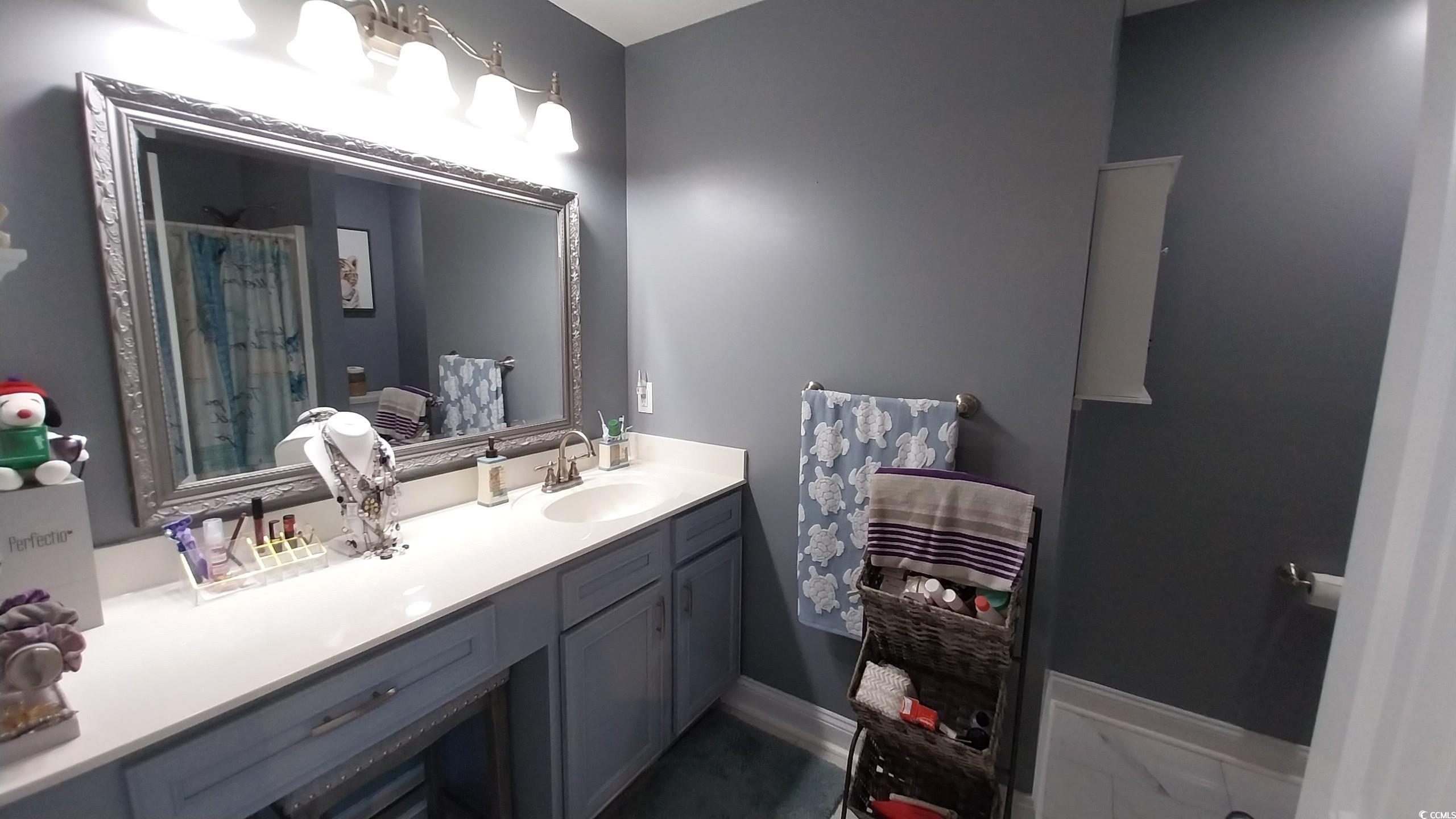 1210 Horry Road Aynor, SC 29511 - Photo 10 of 34 Full bathroom featuring vanity and baseboards
