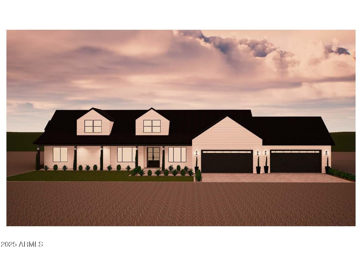 35810 North Evermore Madison Street San Tan Valley, AZ 85140 - Photo 2 of 8 a black and white photo of a house