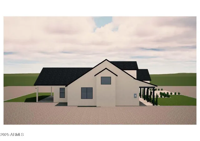 a black and white photo of a house