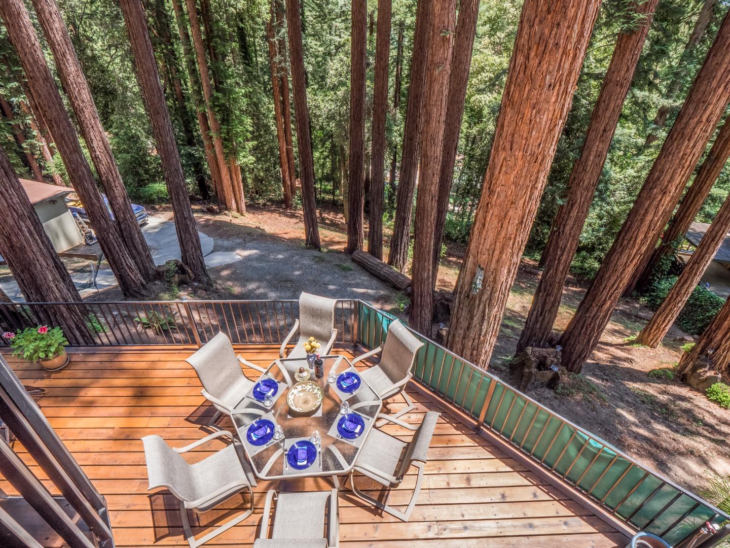 10270 Alba Road Ben Lomond, CA 95005 - Photo 1 of 41 a view of a balcony with chairs