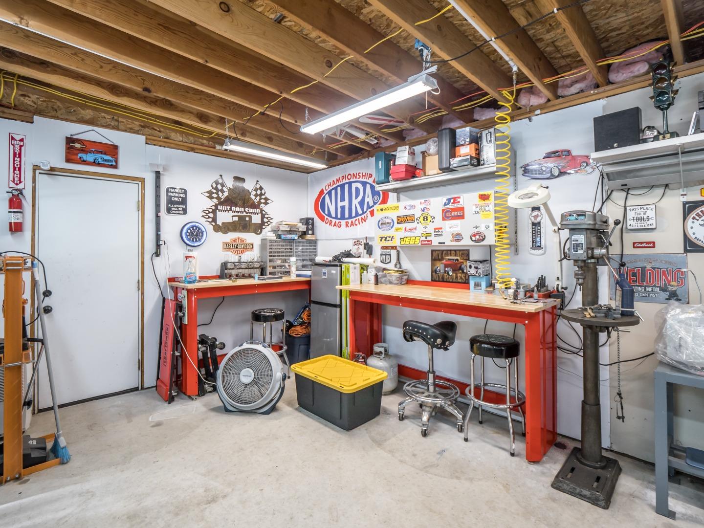 10270 Alba Road Ben Lomond, CA 95005 - Photo 24 of 41 a utility room with furniture and a storage