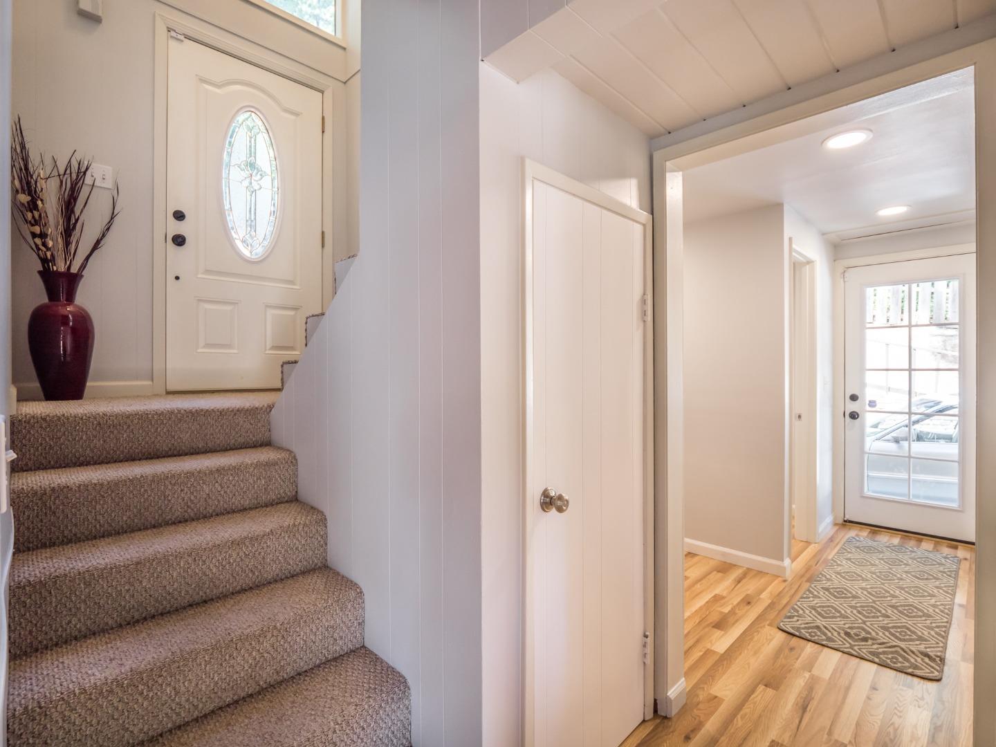 10270 Alba Road Ben Lomond, CA 95005 - Photo 31 of 41 a view of entryway with wooden floor