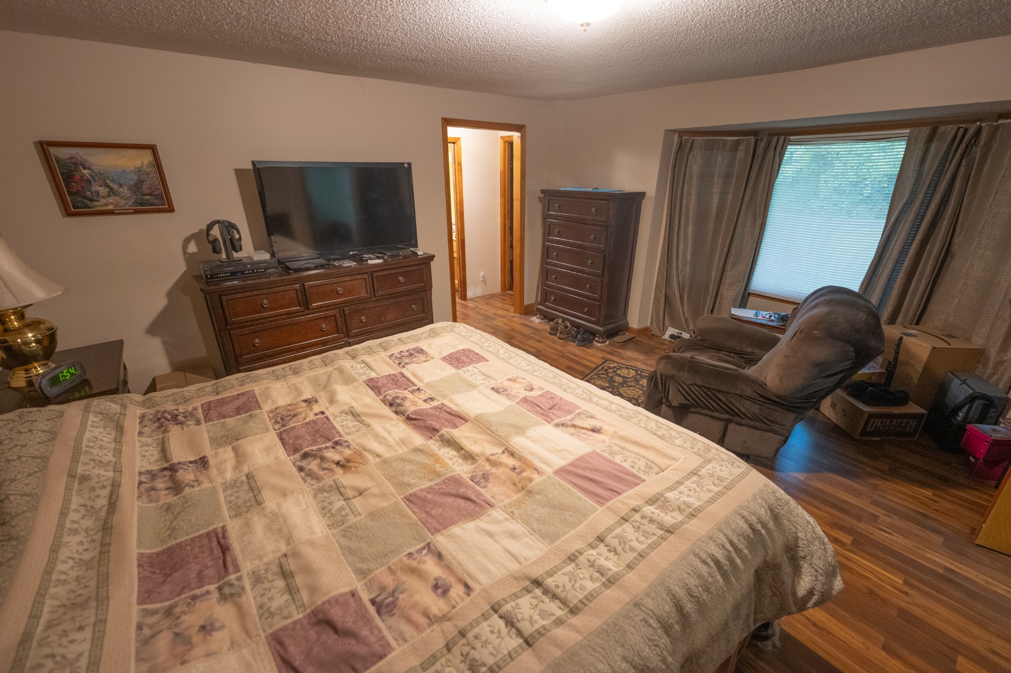 757 Bryson Road Ardmore, TN 38449 - Photo 16 of 40 a bedroom with a bed and a television