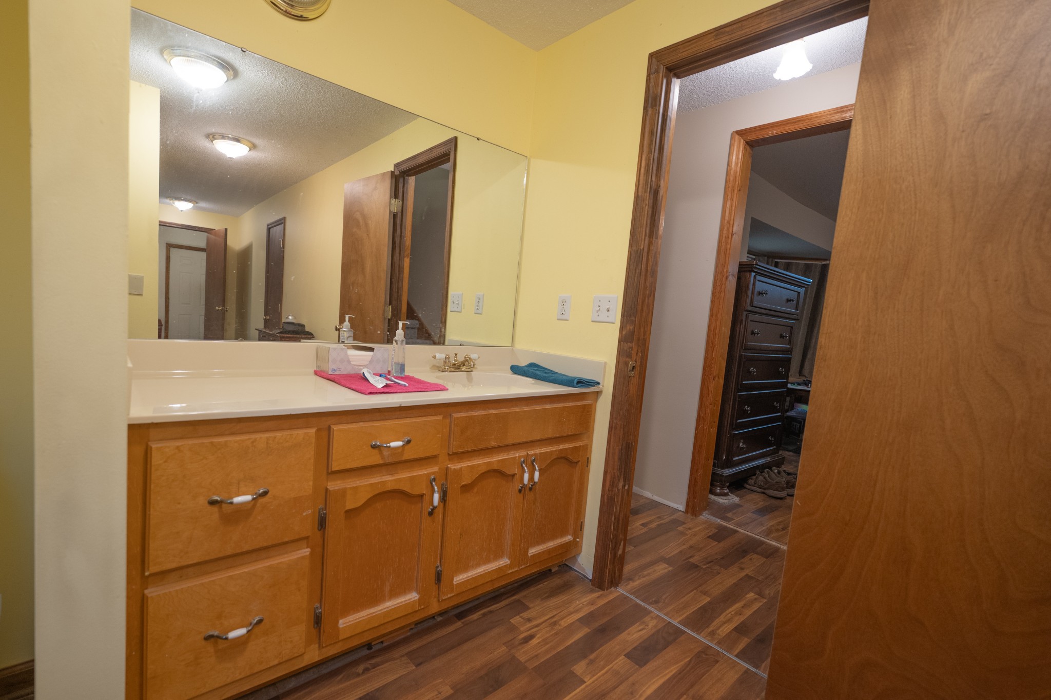 757 Bryson Road Ardmore, TN 38449 - Photo 19 of 40 a bathroom with a sink and a mirror