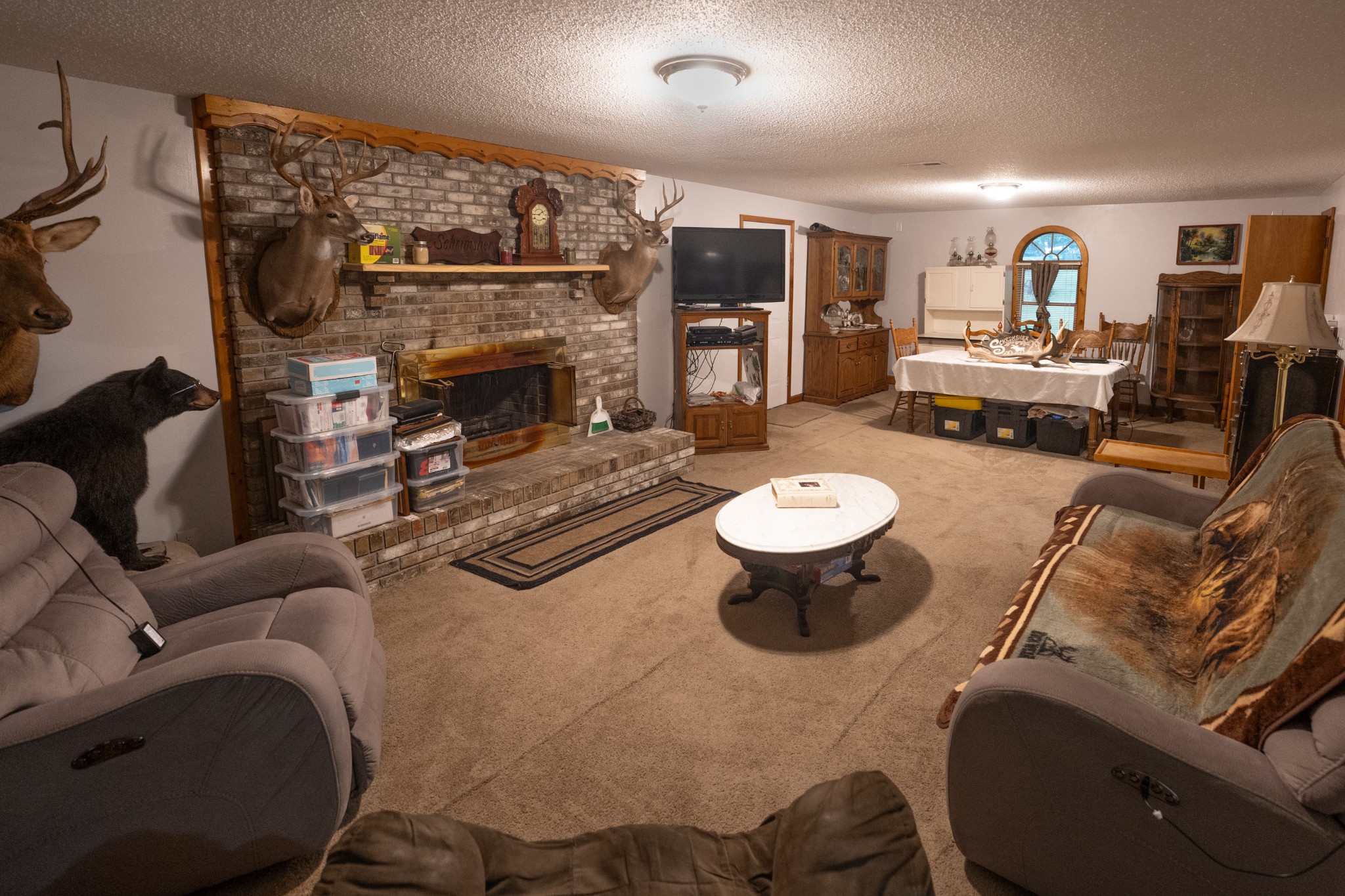 757 Bryson Road Ardmore, TN 38449 - Photo 7 of 40 a living room with furniture and a fireplace