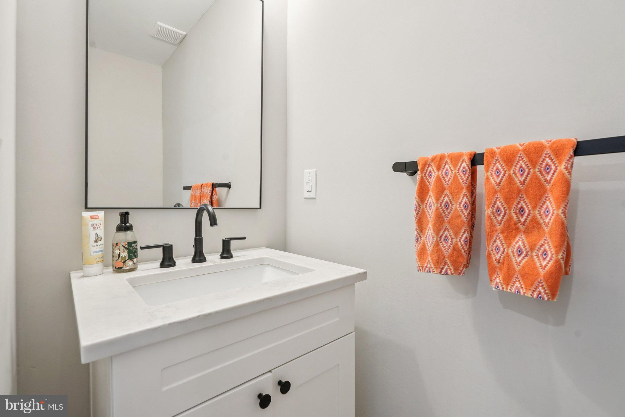 919 Reed Street Philadelphia, PA 19147 - Photo 8 of 28 a bathroom with a sink and a mirror