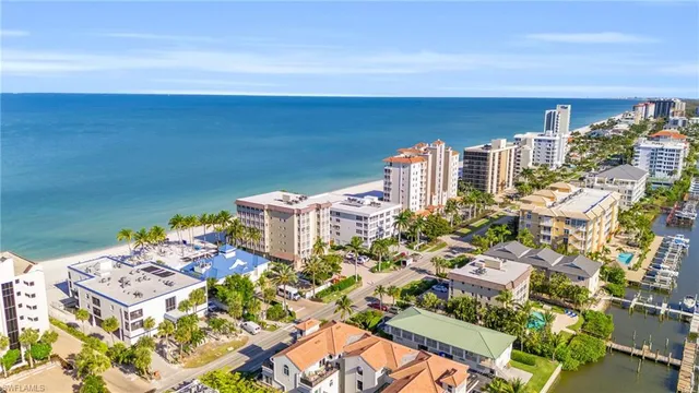 a view of a city with tall buildings