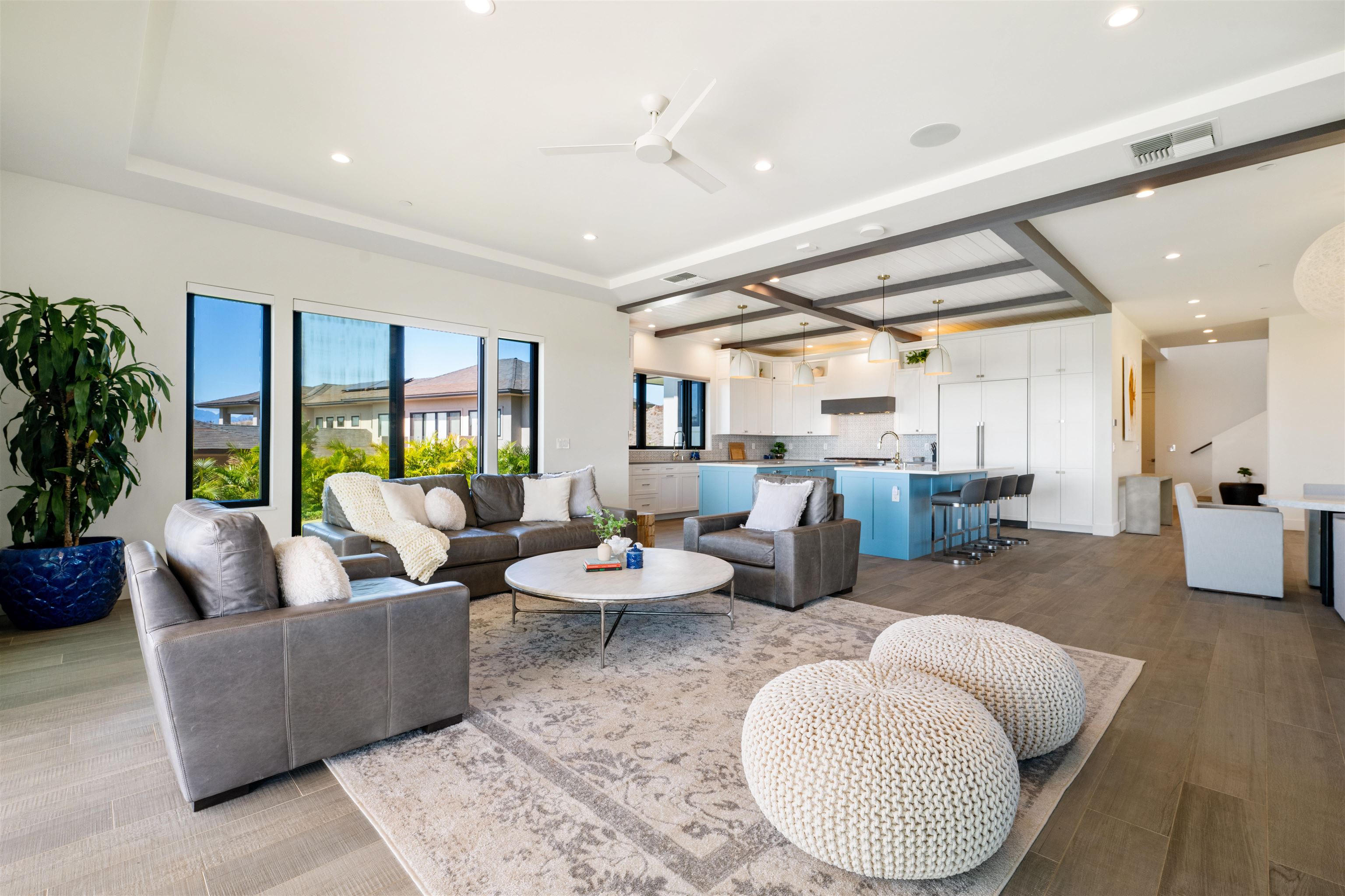 804 Anapuni Loop Lahaina, HI 96761 - Photo 10 of 49 a living room with furniture and a large window