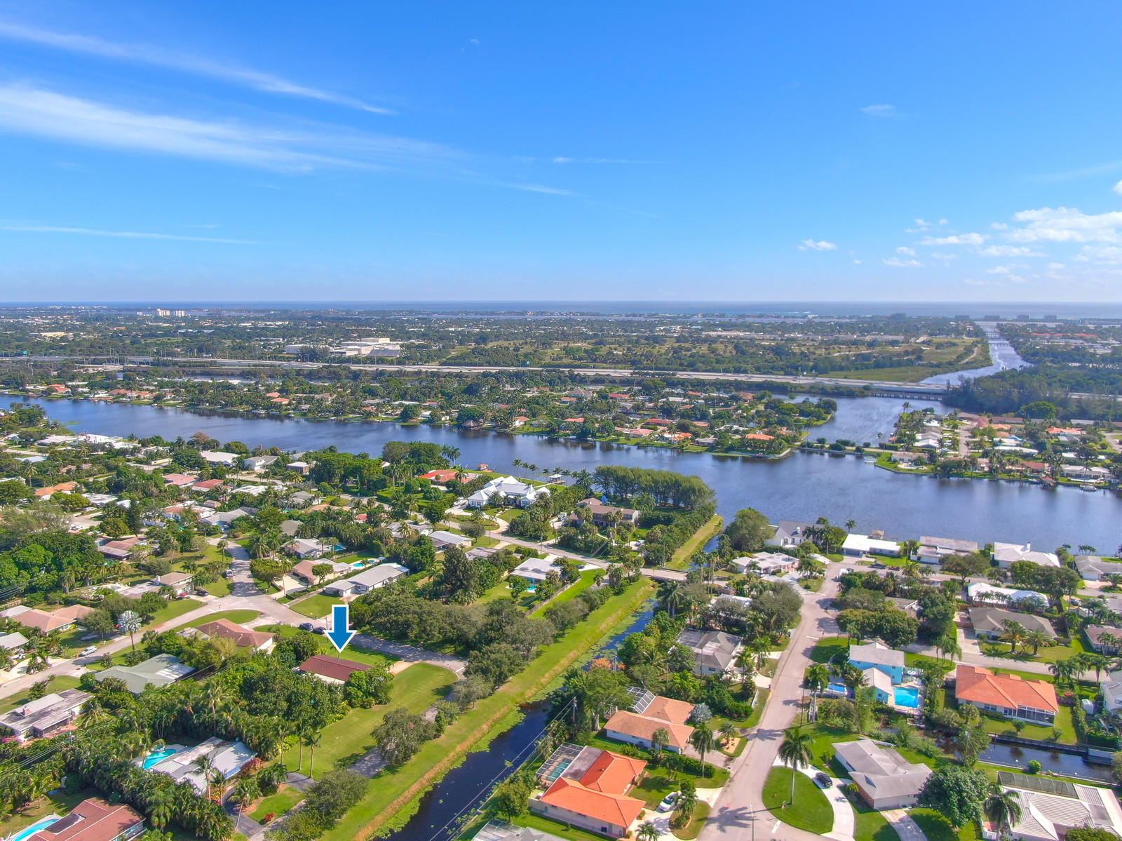 7423 Clarke Road Lake Clarke Shores, FL 33406 - Photo 6 of 7 05_Aerials_5_of_6_mls
